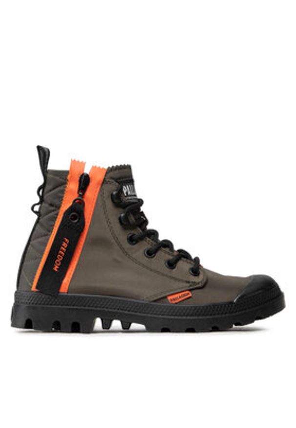 Palladium Trapery Pampa Unlocked U 77239-309-M Zielony. Kolor: zielony. Materiał: materiał