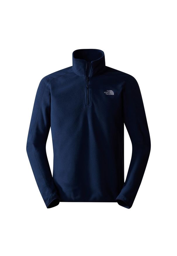 The North Face Polar Resolve Fleece 1/4 Zip Nf0A4M9T4Gv. Kolor: niebieski. Materiał: polar