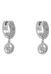 Kolczyki Guess. Materiał: srebrne. Kolor: srebrny #1