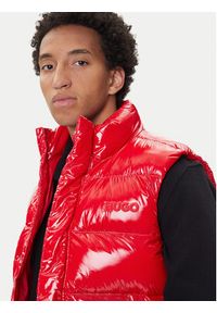 Hugo - HUGO Kamizelka 50547981 Czerwony Regular Fit. Kolor: czerwony. Materiał: syntetyk #6