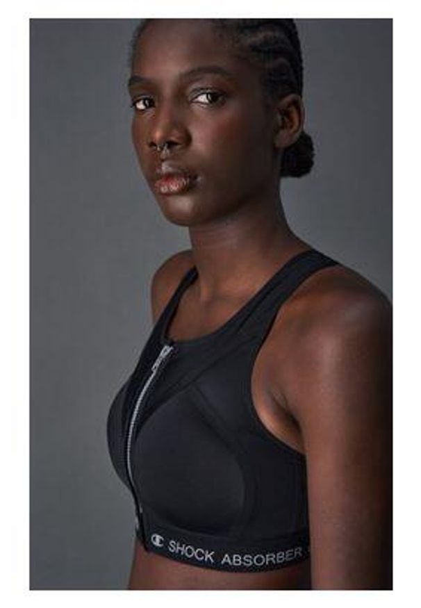 Biustonosz treningowy Shock Absorber Infinity Power Bra. Kolor: czarny