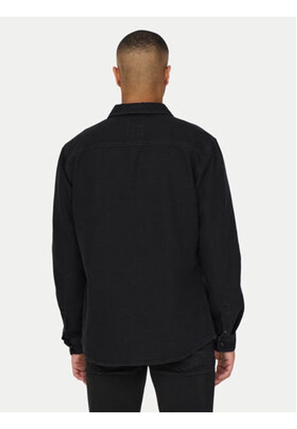 Only & Sons Koszula jeansowa Bane 22023247 Szary Regular Fit. Kolor: szary. Materiał: bawełna