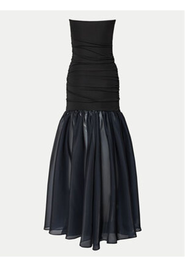 STAUD Sukienka wieczorowa Liya R24F2184JO Czarny Slim Fit. Kolor: czarny. Materiał: wiskoza. Styl: wizytowy