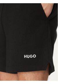 Hugo - HUGO Szorty sportowe Dulasho 50534677 Czarny Relaxed Fit. Kolor: czarny. Materiał: bawełna. Styl: sportowy #5