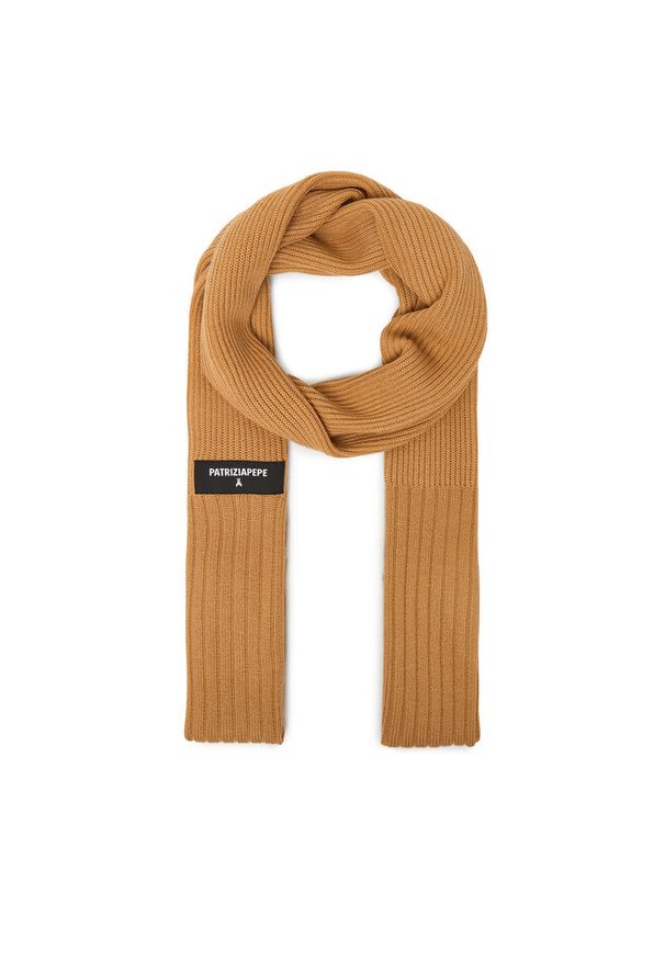Szalik Patrizia Pepe. Kolor: brązowy