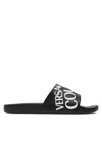 Klapki Versace Jeans Couture. Kolor: czarny