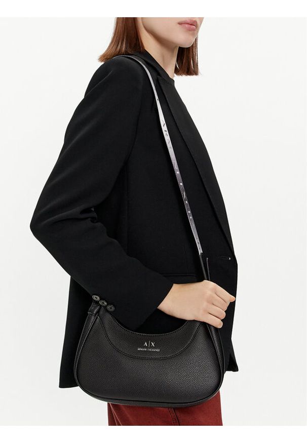 Armani Exchange Torebka 942883 CC783 00020 Czarny. Kolor: czarny. Materiał: skórzane