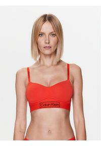 Calvin Klein Underwear Biustonosz top 000QF6770E Pomarańczowy. Kolor: pomarańczowy. Materiał: bawełna