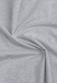 Renee - Szary Bawełniany T-shirt Ozdobiony po Bokach Rozcięciami Brinelle. Kolor: szary. Materiał: bawełna. Wzór: aplikacja. Sezon: lato. Styl: elegancki, sportowy #8