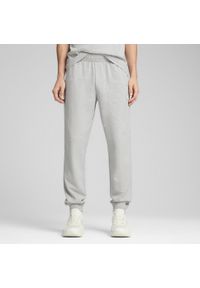 Puma - Męskie spodnie Essentials Elevated PUMA Light Gray Heather. Kolor: czarny, szary, wielokolorowy. Sport: fitness