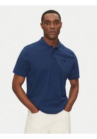 The North Face Polo Essential NF0A8C1P Niebieski Regular Fit. Typ kołnierza: polo. Kolor: niebieski. Materiał: bawełna #1