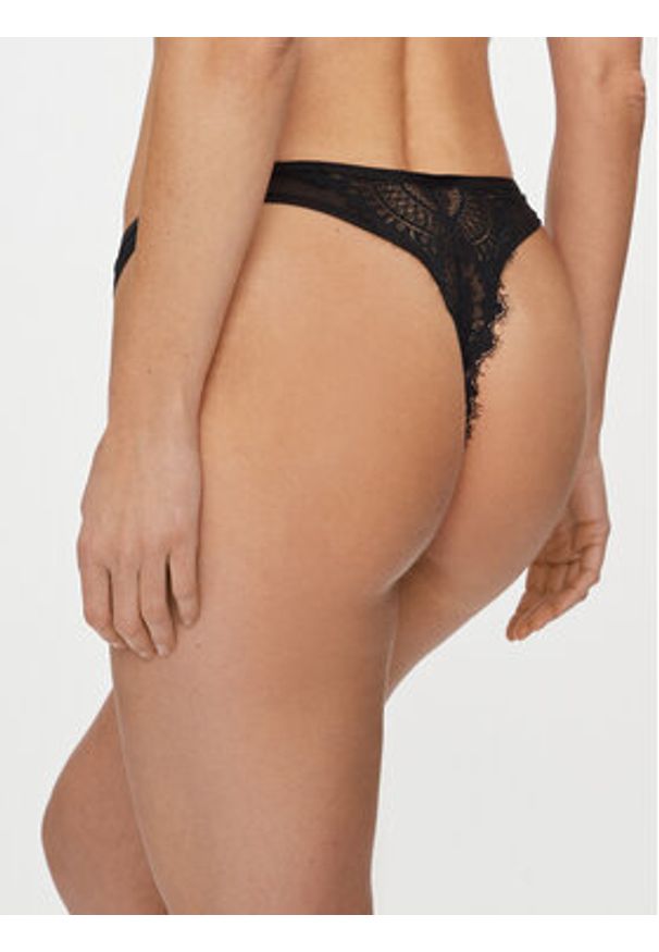 Hunkemöller Figi brazylijskie Mirabella Cheekini 203541 Czarny. Kolor: czarny. Materiał: syntetyk