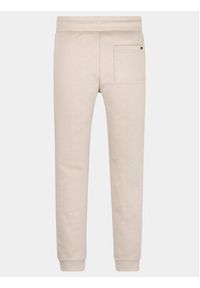 TOMMY HILFIGER - Tommy Hilfiger Spodnie dresowe KB0KB08475 M Beżowy Regular Fit. Kolor: beżowy. Materiał: bawełna #2