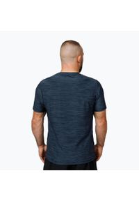 PITBULL - Pitbull Koszulka Casual Sport Small Logo Granatowa. Kolor: niebieski