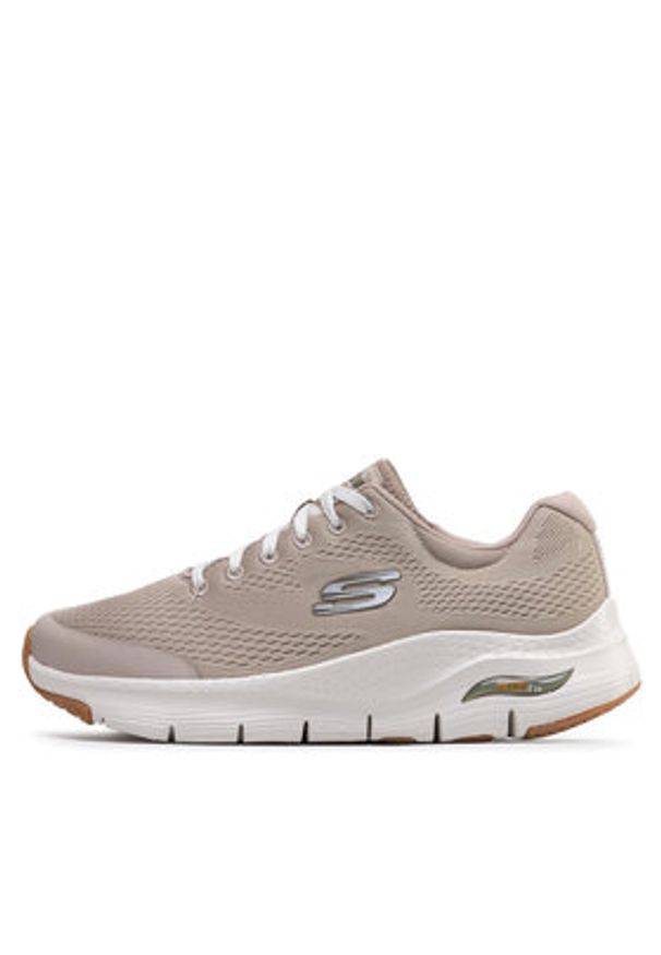 skechers - Skechers Sneakersy Arch Fit 232040/TPE Beżowy. Kolor: beżowy. Materiał: materiał