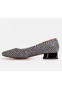 Marco Shoes Baleriny w biało-czarne wzory białe. Kolor: biały, wielokolorowy, czarny #7