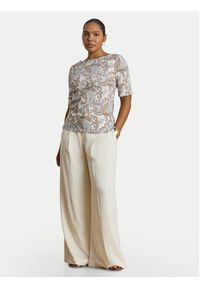 Lauren Ralph Lauren - LAUREN RALPH LAUREN Bluzka Judy 200B23544001 Kolorowy Regular Fit. Materiał: bawełna. Wzór: kolorowy #8