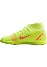 Buty halowe Nike Mercurial Superfly 8 Club Ic Jr CV0792-760 żółte żółte. Kolor: żółty. Materiał: syntetyk, skóra. Szerokość cholewki: normalna. Sport: piłka nożna #6