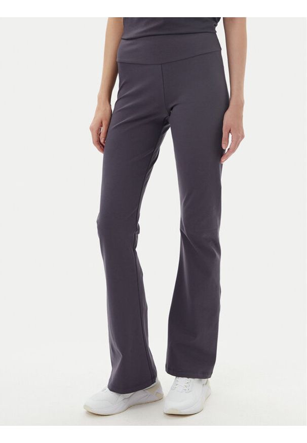 EA7 Emporio Armani Legginsy 7W000081 AF12484 U8115 Szary Flare Fit. Kolor: szary. Materiał: bawełna