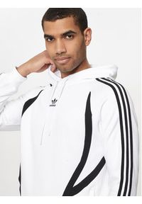 Adidas - adidas Bluza IZ4829 Biały Regular Fit. Kolor: biały. Materiał: bawełna #2