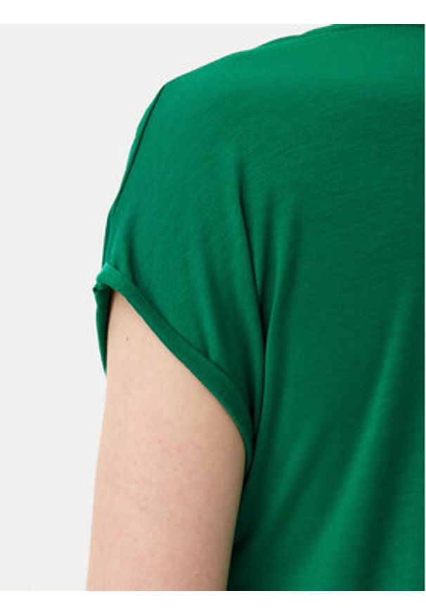 Vero Moda T-Shirt Ava 10284468 Zielony Regular Fit. Kolor: zielony. Materiał: lyocell