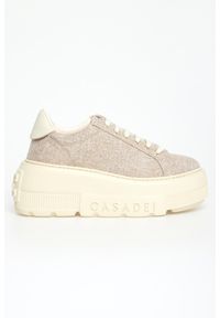 Casadei - Sneakersy damskie skórzane CASADEI. Materiał: skóra #4