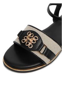 Nine West Klapki CEO-6165-33 Czarny. Kolor: czarny. Materiał: materiał #7