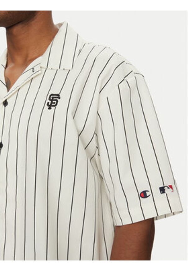 Champion Koszula 221041 Écru Regular Fit. Materiał: bawełna