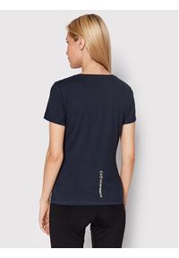 EA7 Emporio Armani T-Shirt 8NTT24 TJ2HZ 1554 Granatowy Slim Fit. Kolor: niebieski. Materiał: bawełna