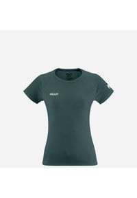 Koszulka damska z krótkim rękawem Millet Fusion active fit Polartec Power Dry. Kolor: zielony. Długość rękawa: krótki rękaw. Długość: krótkie