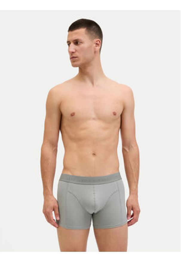 Jack & Jones Komplet 3 par bokserek Ordinary 12275575 Szary. Kolor: szary. Materiał: bawełna