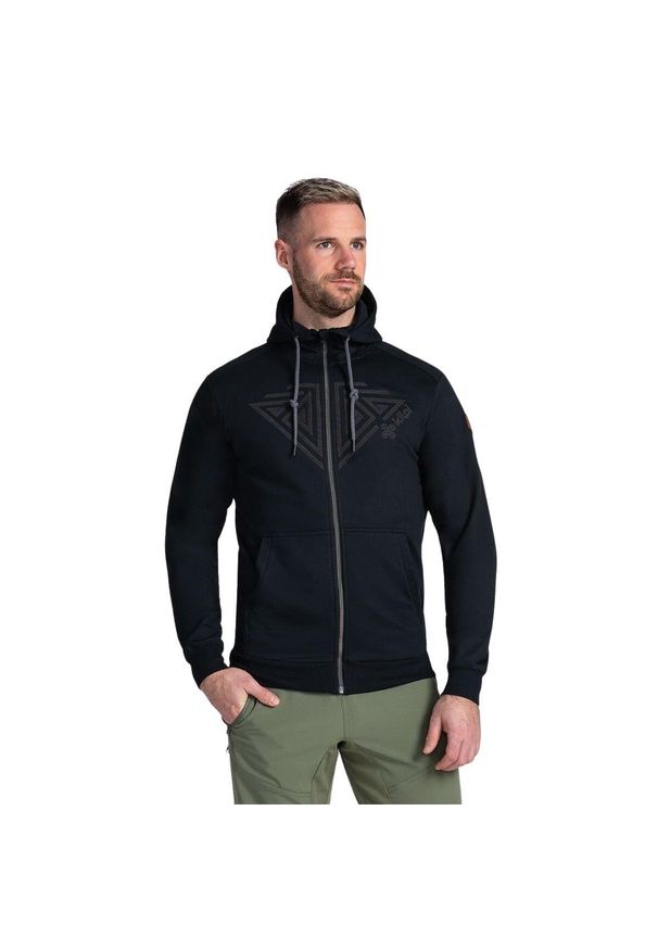 Bluza Kilpi Adelan. Typ kołnierza: kaptur. Kolor: czarny