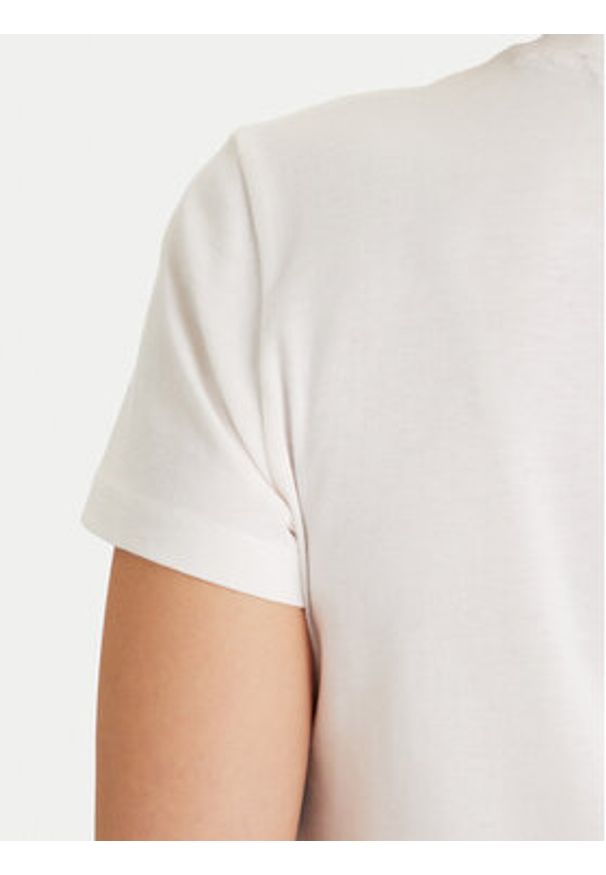 Tommy Jeans T-Shirt Party Flag DW0DW21965 Écru Regular Fit. Materiał: bawełna