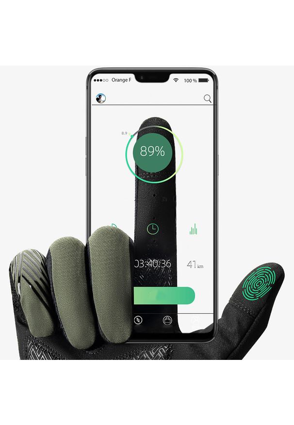 ROCKBROS - Rękawiczki rowerowe Rockbros wiosna/lato/jesień, pełne. Kolor: czarny. Sezon: jesień, wiosna, lato. Sport: kolarstwo