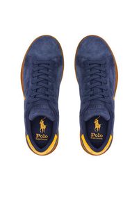 Polo Ralph Lauren Sneakersy Hrt Ct II 809940313001 Granatowy. Kolor: niebieski. Materiał: zamsz, skóra #4