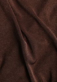 Renee - Brązowa Sukienka Koktajlowa z Marszczeniem i Metaliczną Ozdobą Retanda. Okazja: na randkę, na spotkanie biznesowe, do pracy, na imprezę. Kolor: brązowy. Wzór: aplikacja. Typ sukienki: asymetryczne. Styl: wizytowy #8