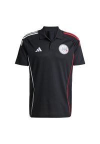 Adidas - Koszulka polo Ajax Amsterdam Tiro 25 Competition. Typ kołnierza: polo. Kolor: czarny, czerwony, biały, wielokolorowy