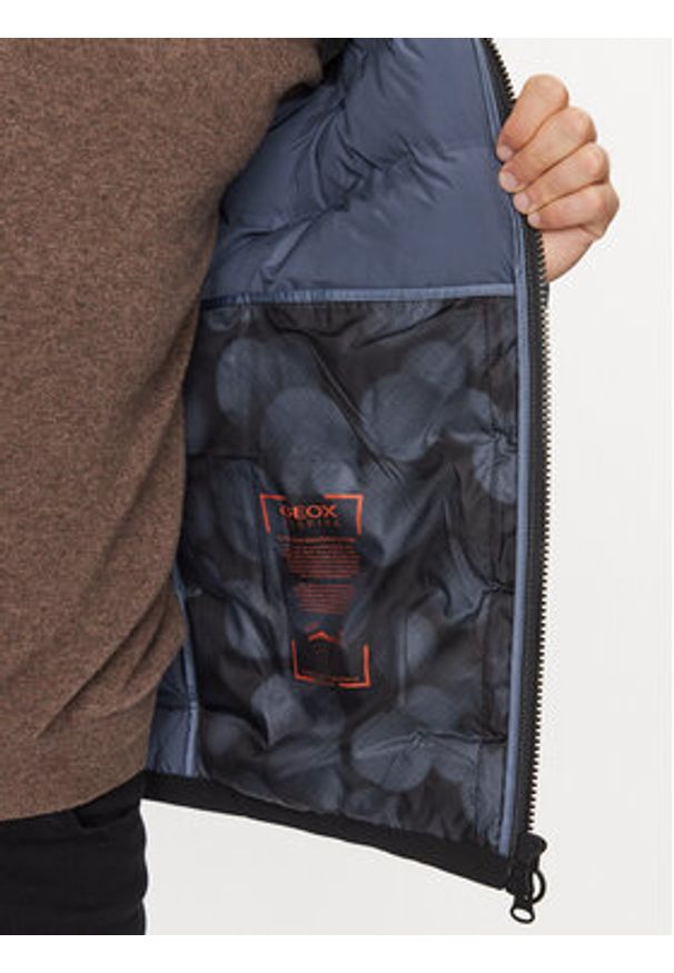 Geox Kurtka zimowa Spherica M3629C T2961F 4393 Niebieski Regular Fit. Kolor: niebieski. Materiał: syntetyk. Sezon: zima