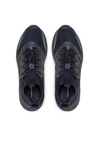 TOMMY HILFIGER - Tommy Hilfiger Sneakersy Modern Prep Sneaker Knit FM0FM04233 Granatowy. Kolor: niebieski. Materiał: materiał #3