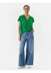 Calvin Klein Bluzka LV044C199G Zielony Regular Fit. Kolor: zielony. Materiał: syntetyk #4