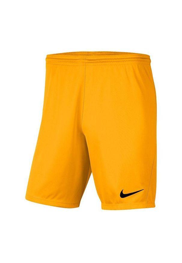 Nike - Męskie Spodenki Dry Park III. Kolor: żółty. Sport: turystyka piesza