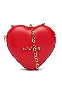 Love Moschino - LOVE MOSCHINO Torebka JC4326PP0NKV0500 Czerwony. Kolor: czerwony. Materiał: skórzane