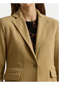 Lauren Ralph Lauren - LAUREN RALPH LAUREN Marynarka 200971364002 Beżowy Straight Fit. Kolor: beżowy. Materiał: bawełna #5