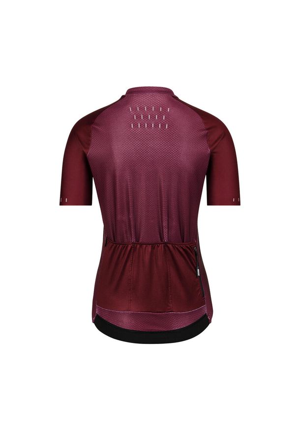 BIORACER - Damski jersey Bioracer Icon Coldblack. Kolor: czerwony, wielokolorowy, brązowy. Materiał: jersey. Sport: kolarstwo