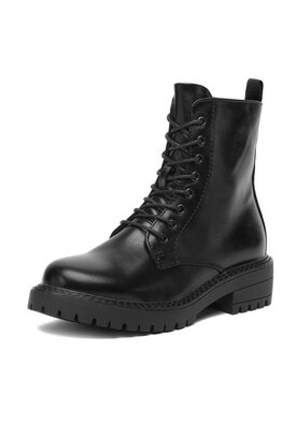 Jenny - JENNY Trzewiki CEO-CHERRY WS5218-05A Czarny. Kolor: czarny. Materiał: materiał