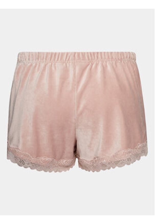Hunkemöller Szorty piżamowe 203155 Różowy Comfortable Fit. Kolor: różowy. Materiał: syntetyk