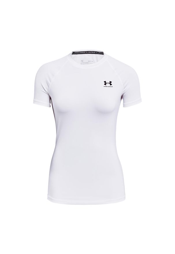 Koszulka treningowa damska Under Armour HeatGear Compression. Kolor: biały. Sport: fitness