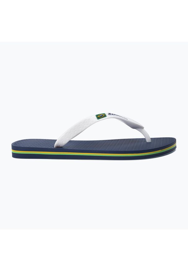 Japonki plażowe męskie Ipanema Clas Brasil. Okazja: na plażę. Kolor: niebieski, biały, wielokolorowy. Materiał: tkanina. Styl: casual, sportowy