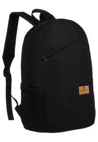 Plecak sportowy Peterson [DH] PTN NICE czarny. Kolor: czarny. Materiał: materiał. Styl: sportowy