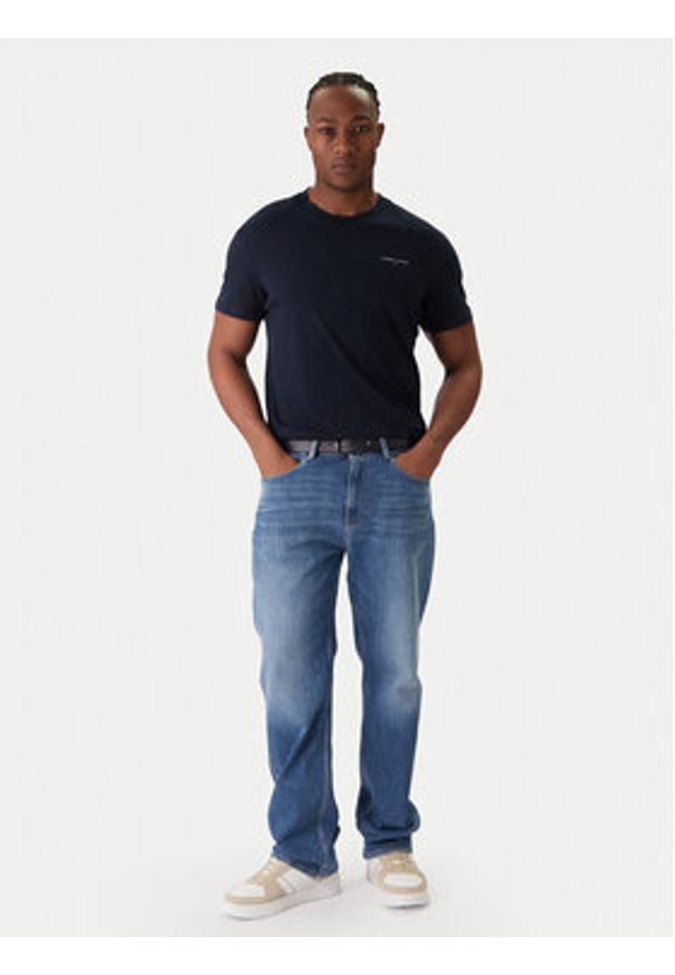 Tommy Jeans Komplet t-shirtów Linear DM0DM22316 Czarny Slim Fit. Kolor: czarny. Materiał: bawełna